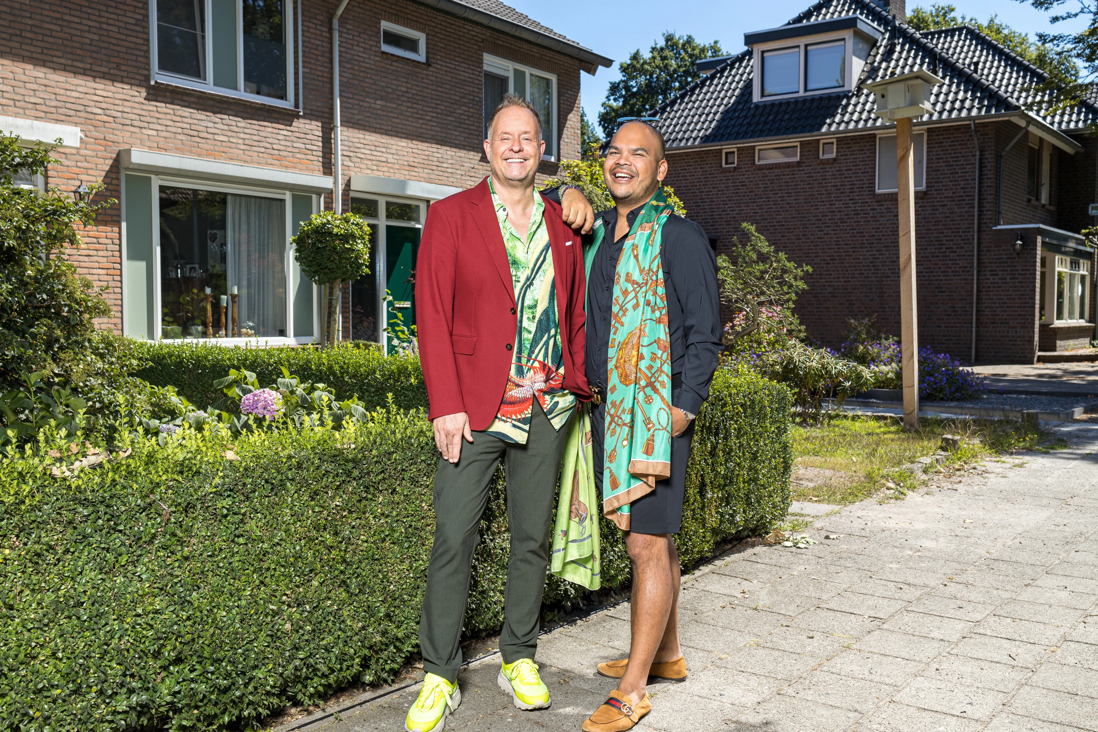 Brian en Peer van Paleis voor een prikkie zetten zich extra in