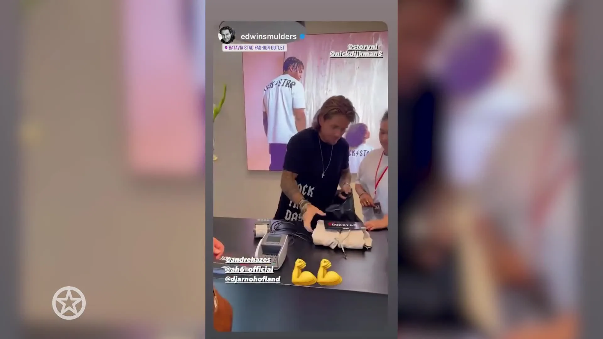 André Hazes is hard aan het werk