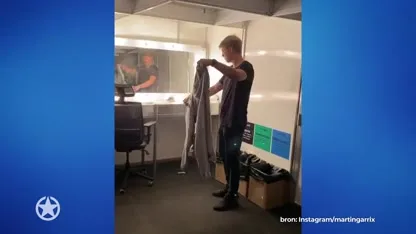 ZIEN: Vest Martin Garrix vliegt in brand