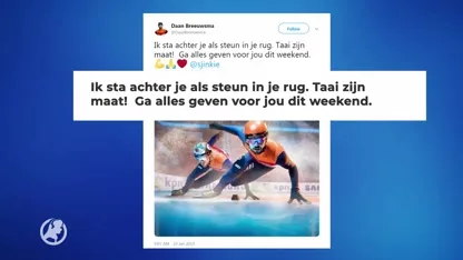 Shorttracker Sjinkie Knegt met ernstige brandwonden in ziekenhuis