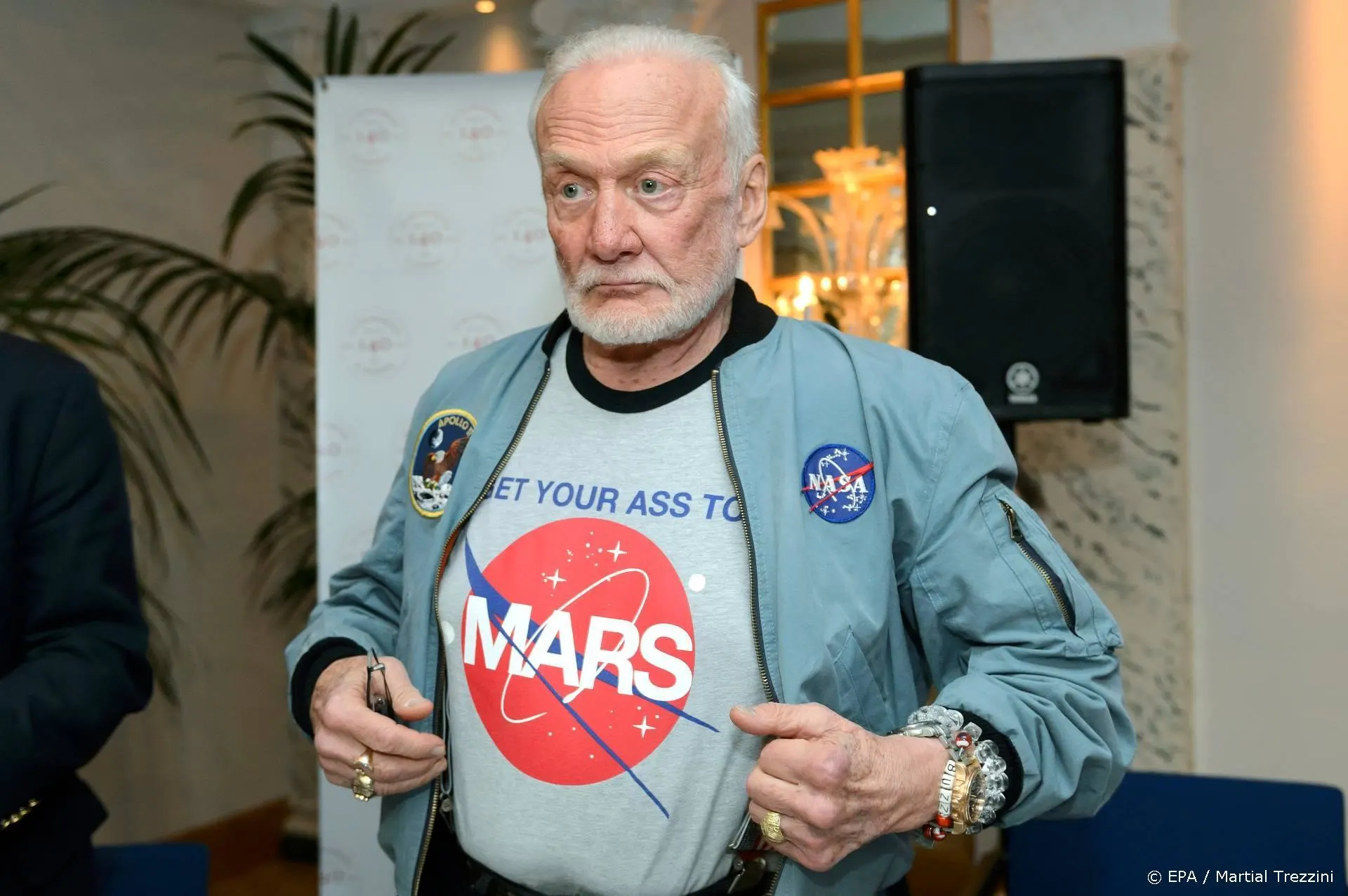Geen Emmy voor astronaut Buzz Aldrin