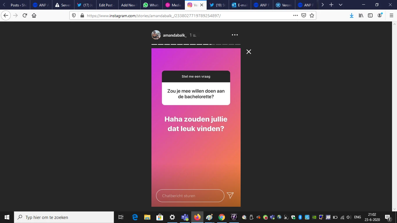 WAT: Amanda Balk de volgende Bachelorette?