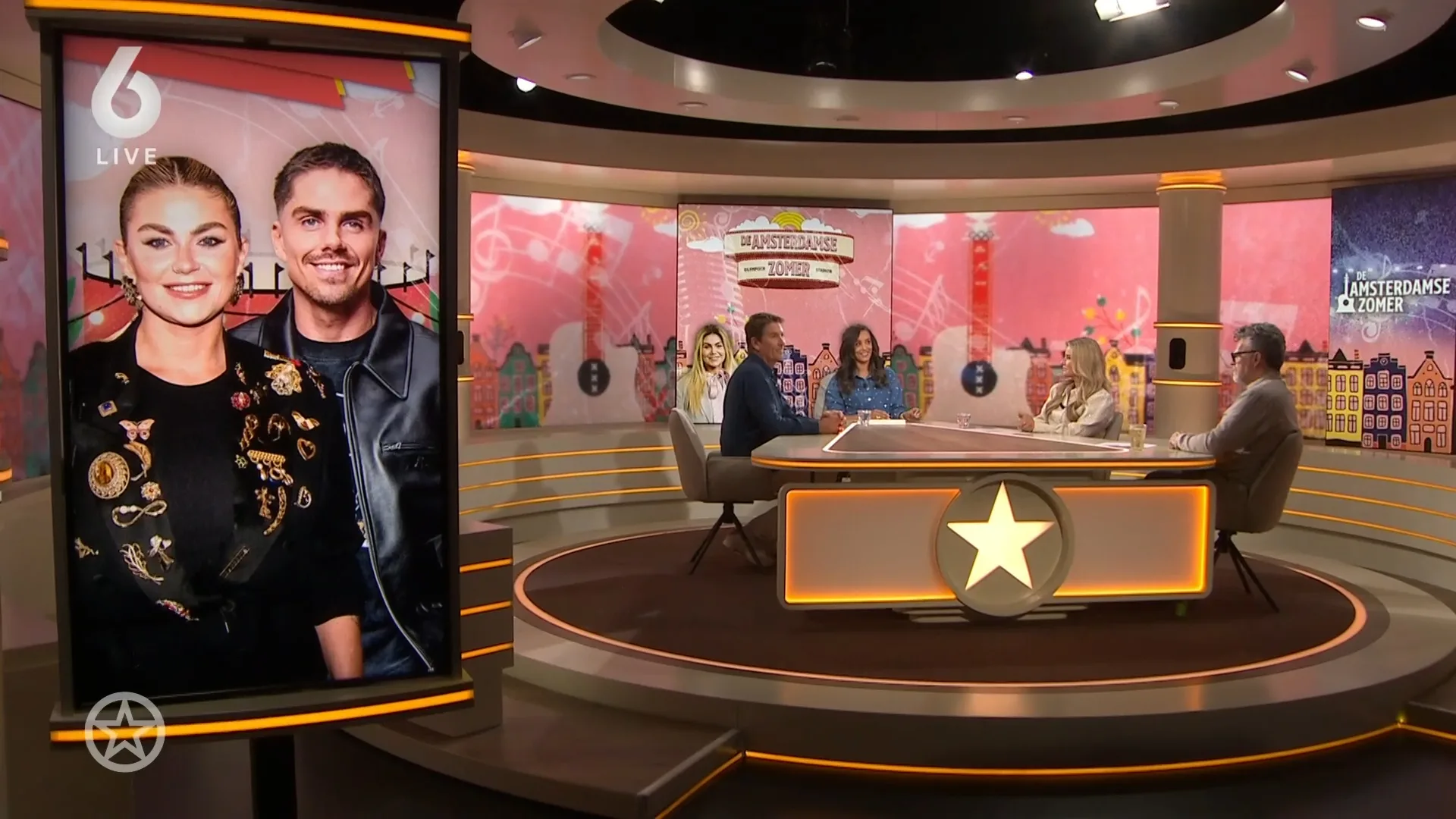 André en Roxeanne Hazes op De Amsterdamse Zomer