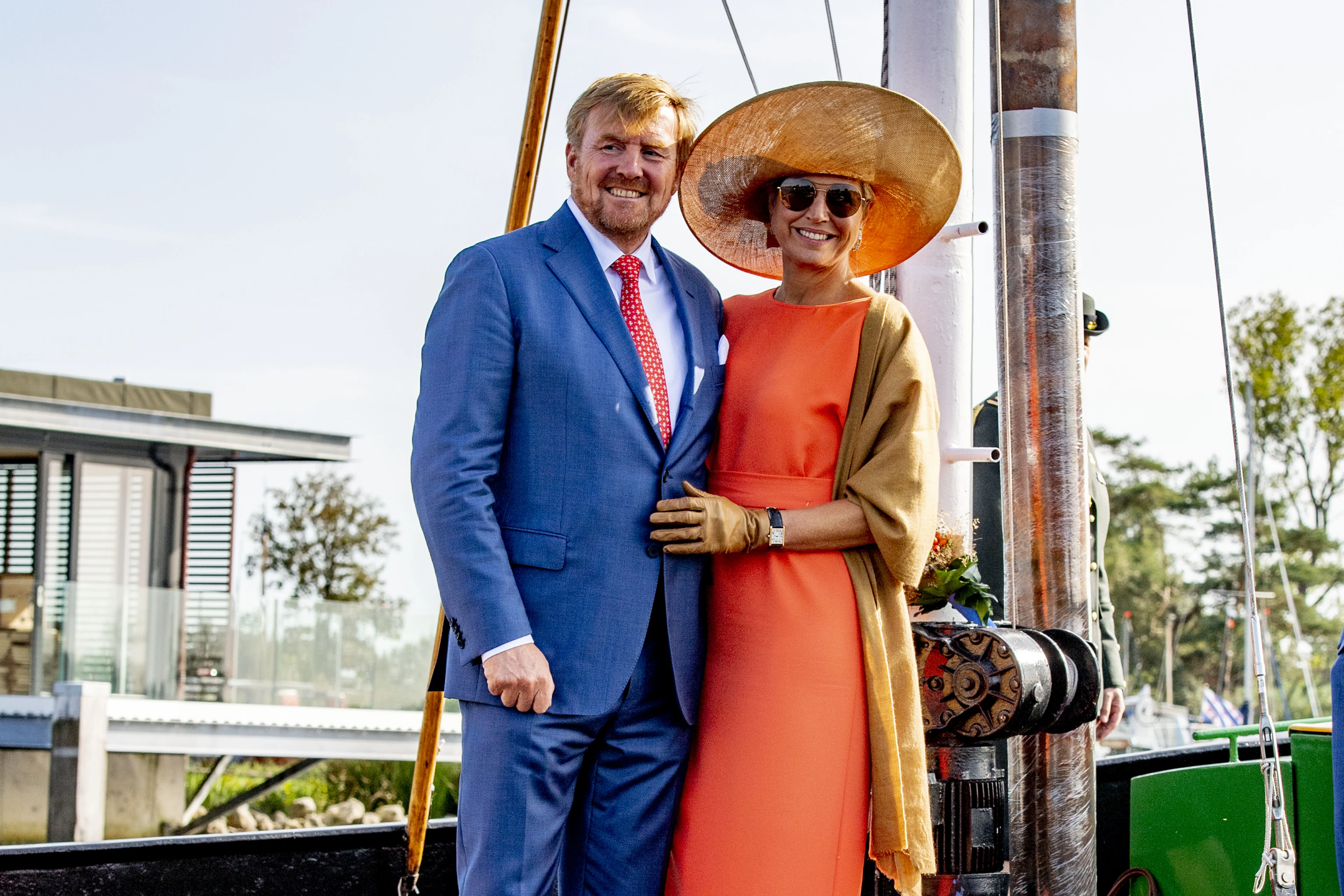 Koningspaar krijgt les in het ‘Frysk’