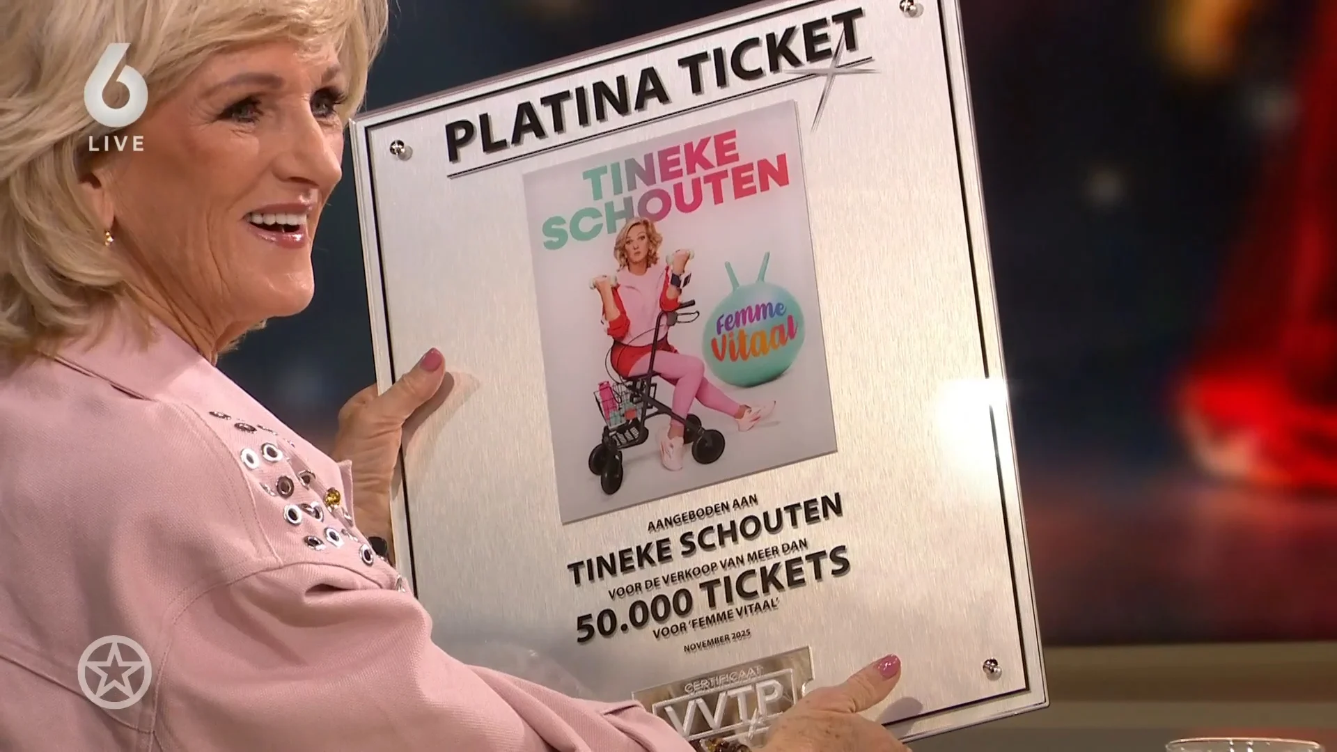 Tineke Schouten verrast met bijzondere award