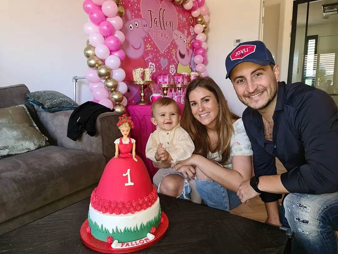 Dochtertje Danny Froger viert eerste verjaardag