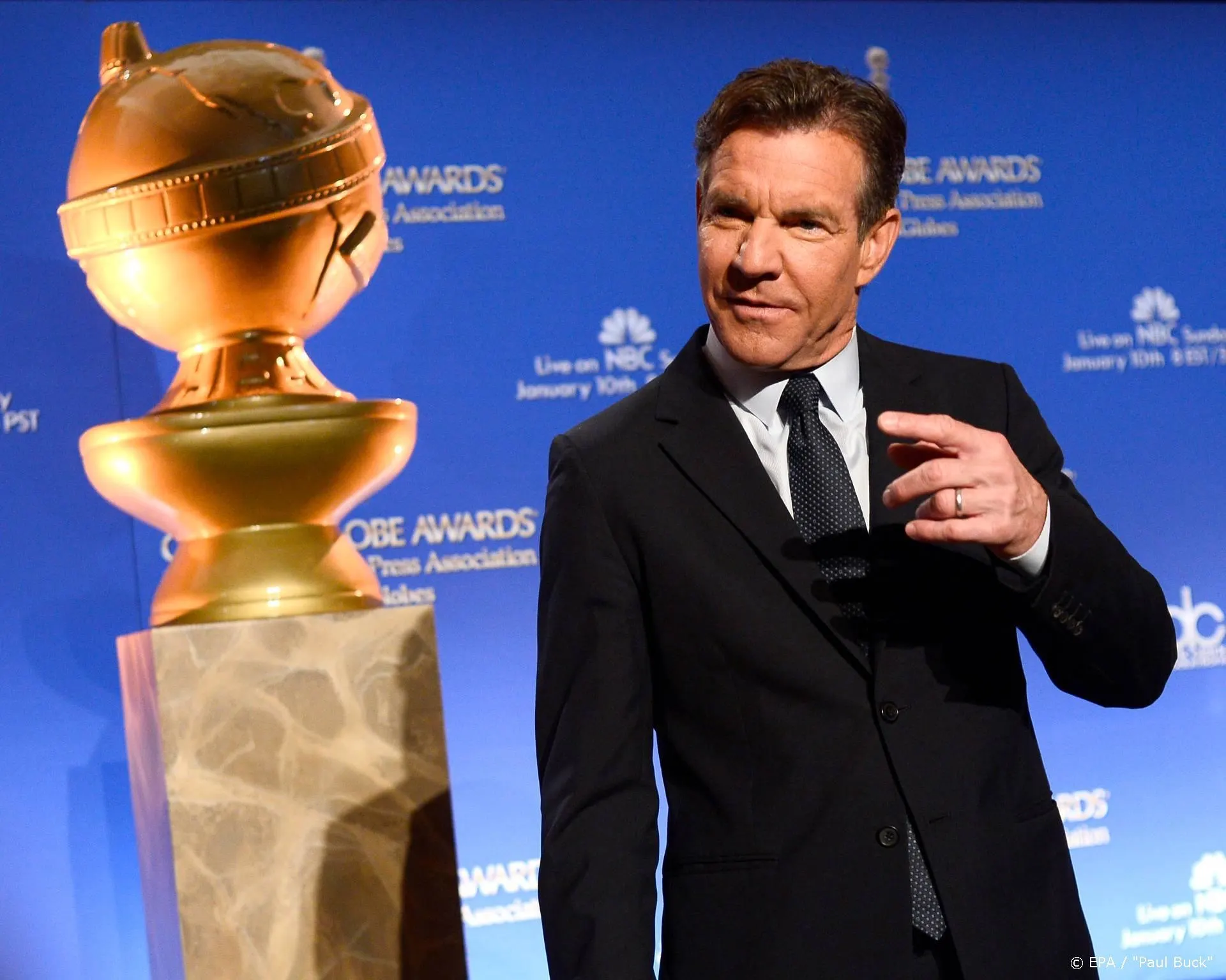 Dennis Quaid en verloofde in het geniep getrouwd