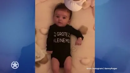 Danny Froger deelt mierzoet filmpje van kleine Fallon