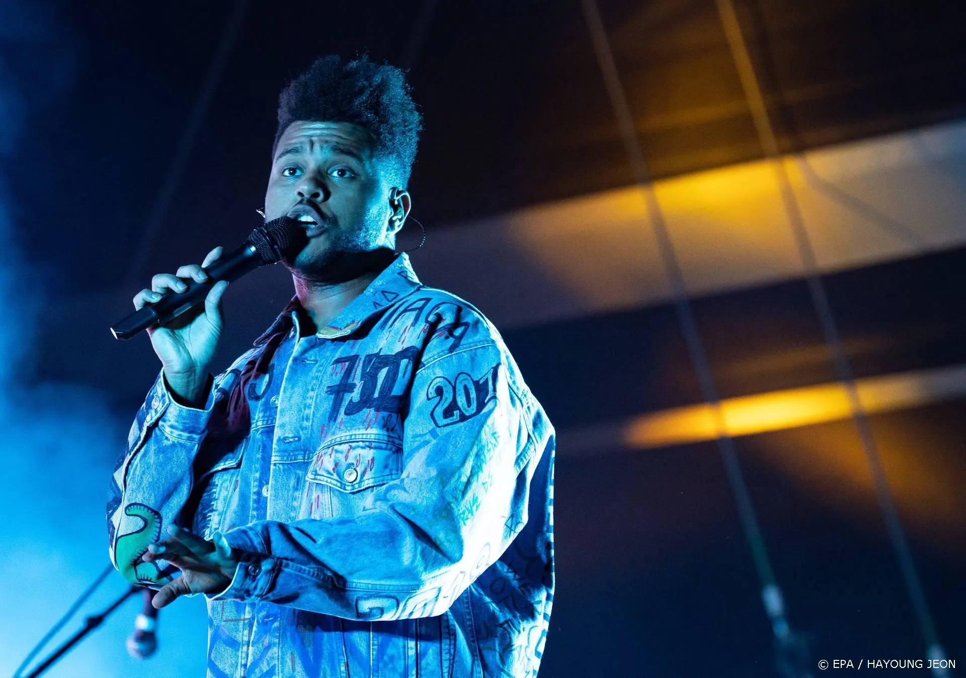 The Weeknd treedt op tijdens Super Bowl
