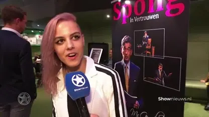 Gerard Spong vol enthousiasme op podium!