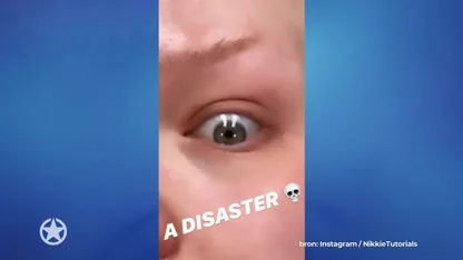 ZIEN: NikkieTutorials heeft make-up-ongeluk
