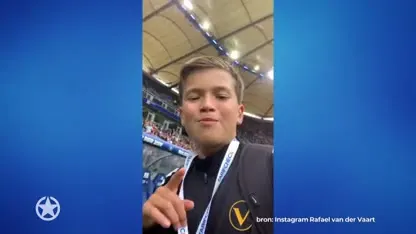 Damián apetrots op vader Rafael