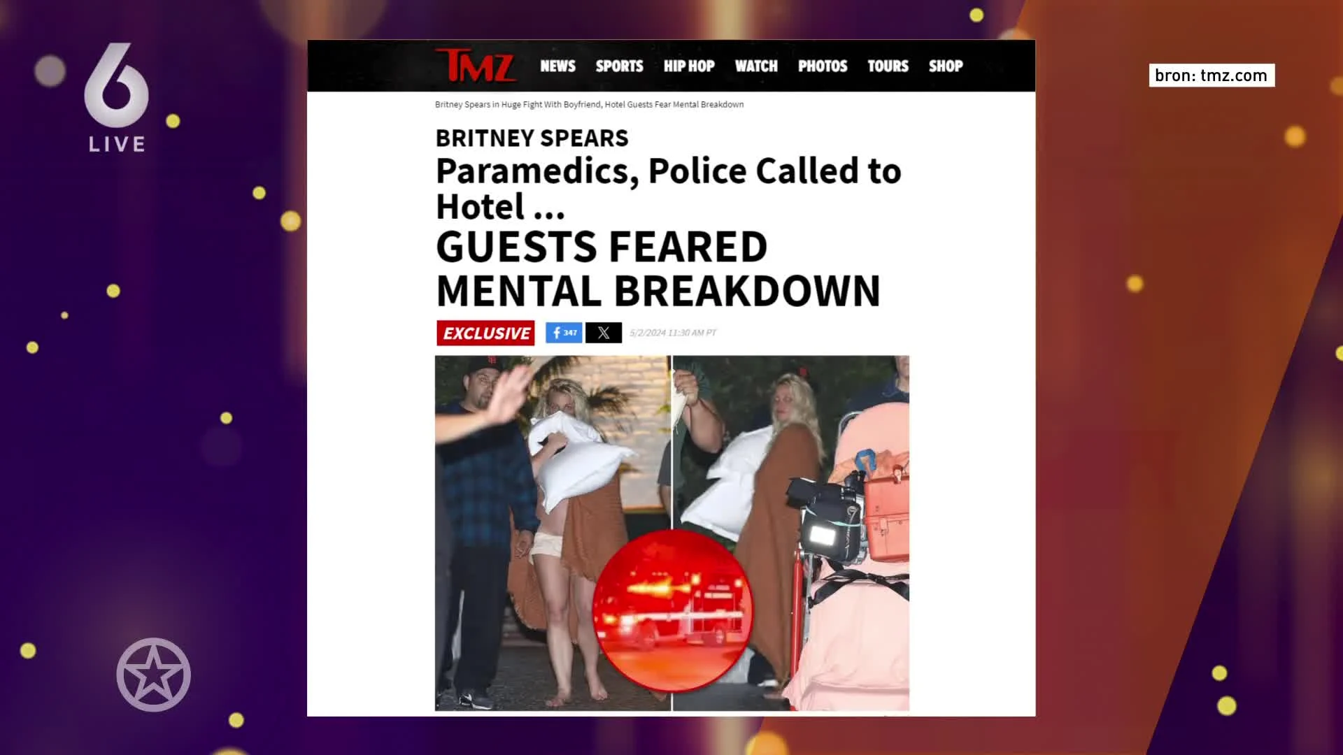 Britney Spears reageert zelf op vechtpartij