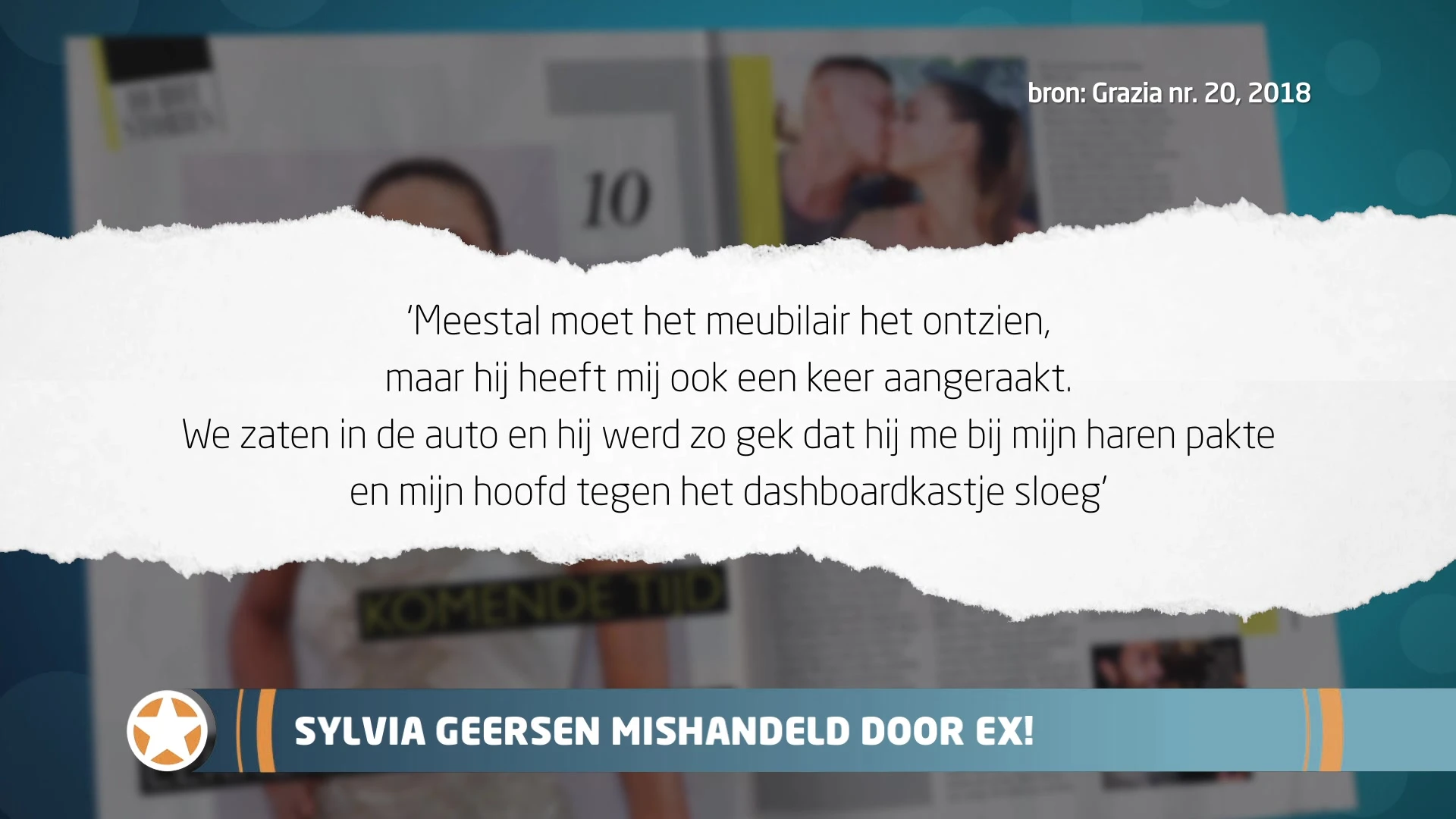 Show Update: Sylvia werd mishandeld door ex