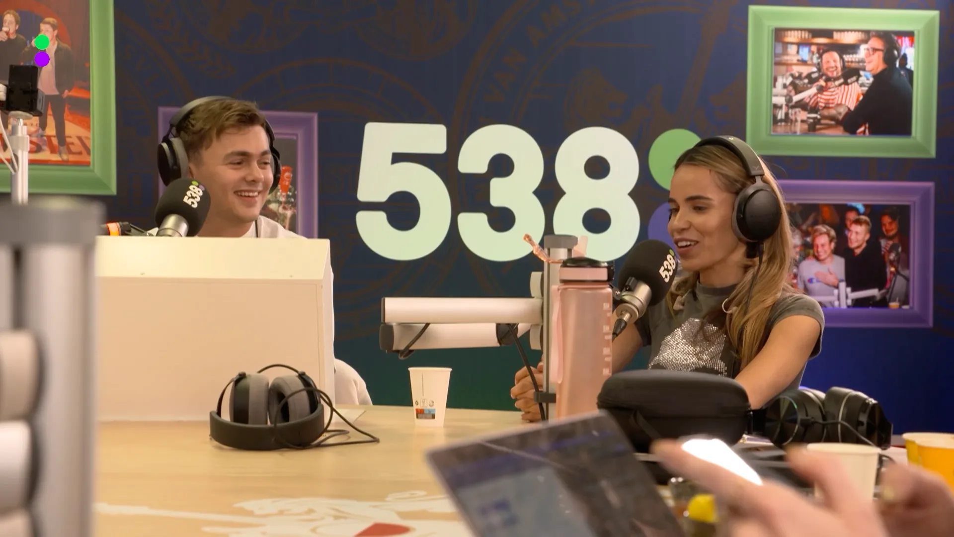 FLEMMING, Zoë Tauran en Ronnie Flex bij De 538 Middagshow