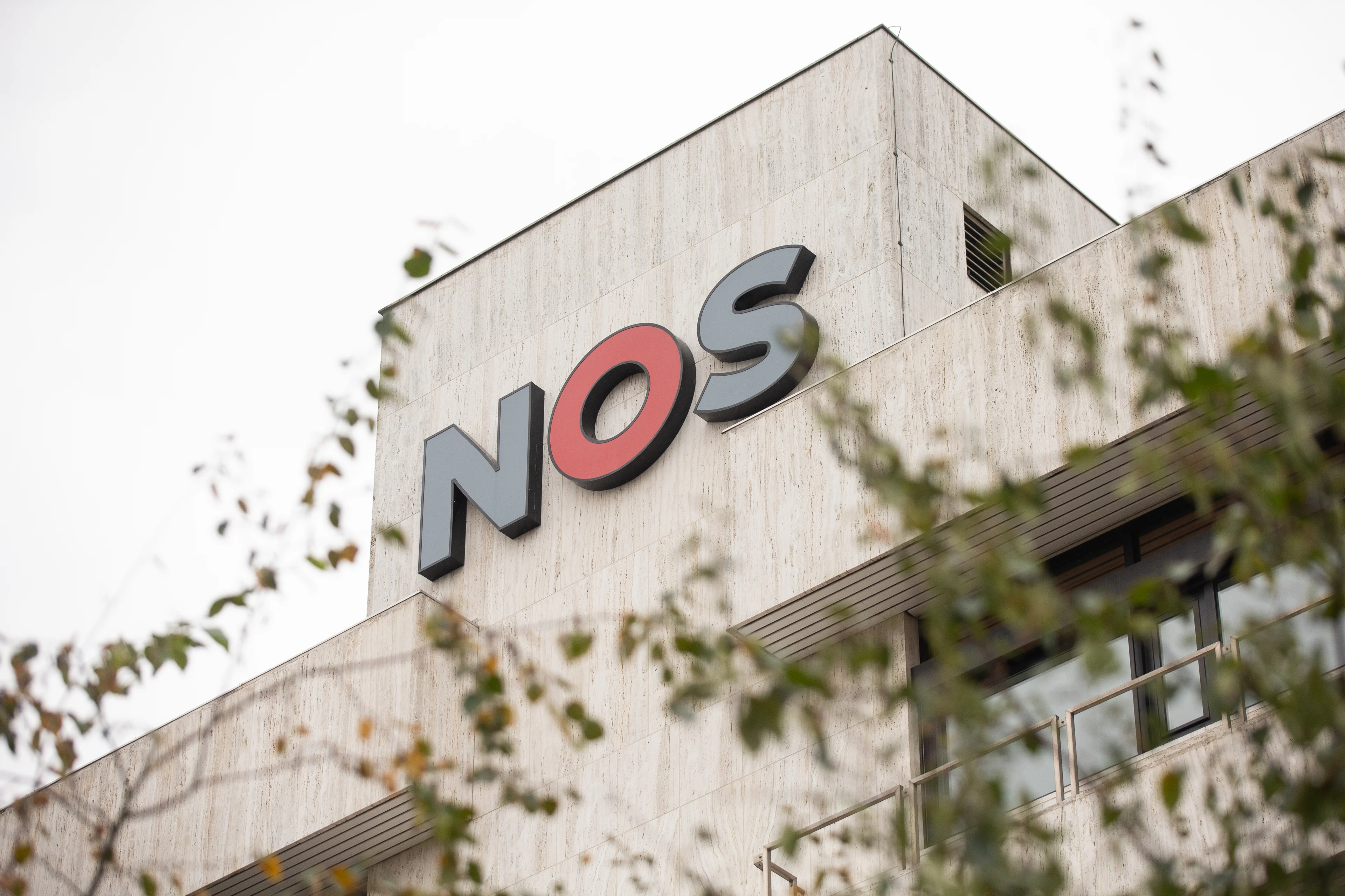 NOS Journaal vanuit studio in Den Haag