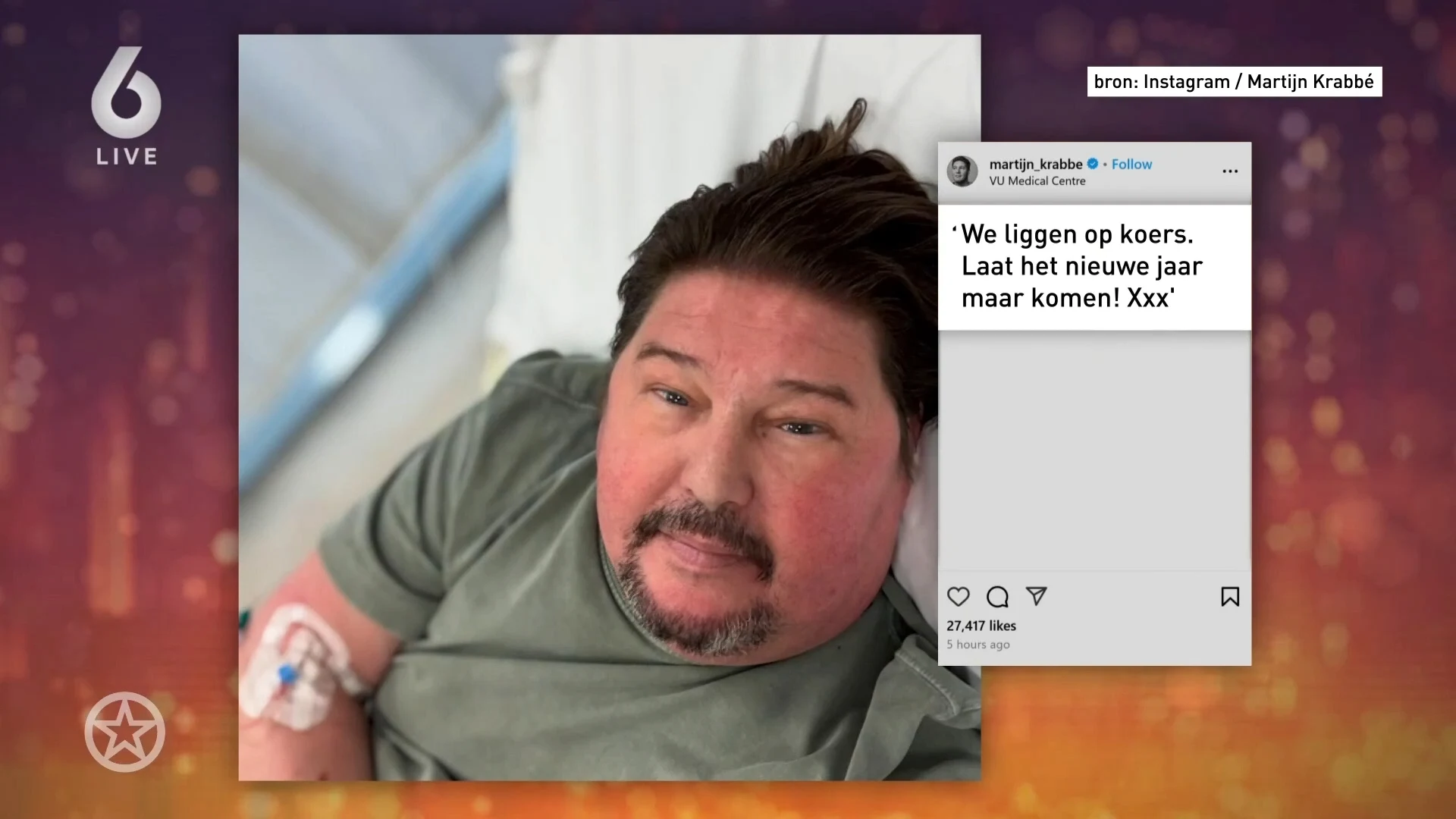 Hoopvolle gezondheidsupdate Martijn Krabbé