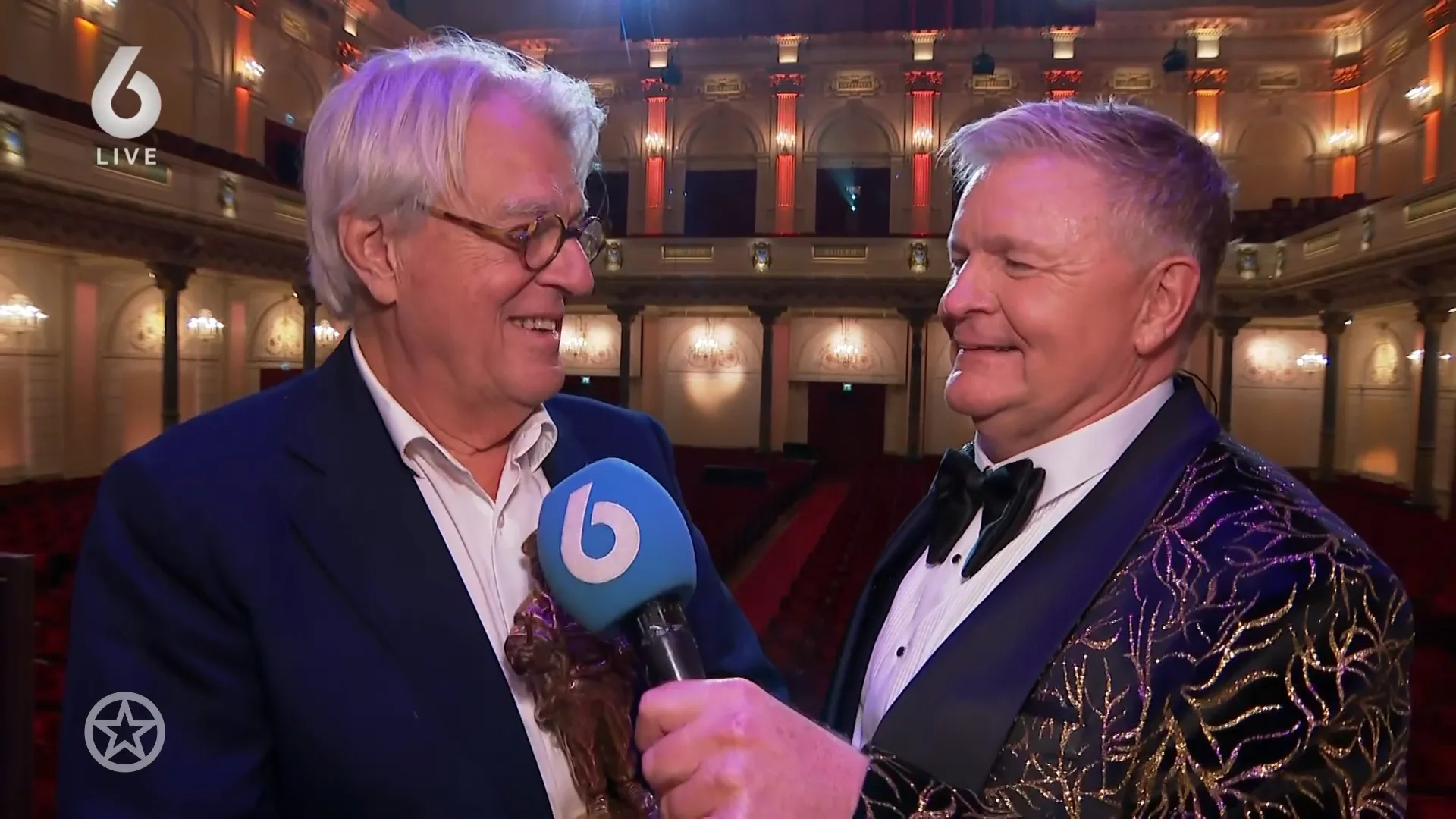 Jeroen Krabbé ontvangt de Rembrandt Oeuvre Award