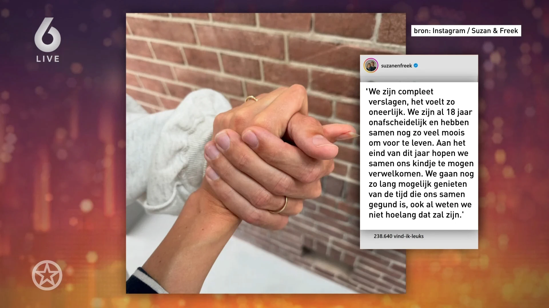 Freek van Suzan en Freek heeft uitgezaaide longkanker