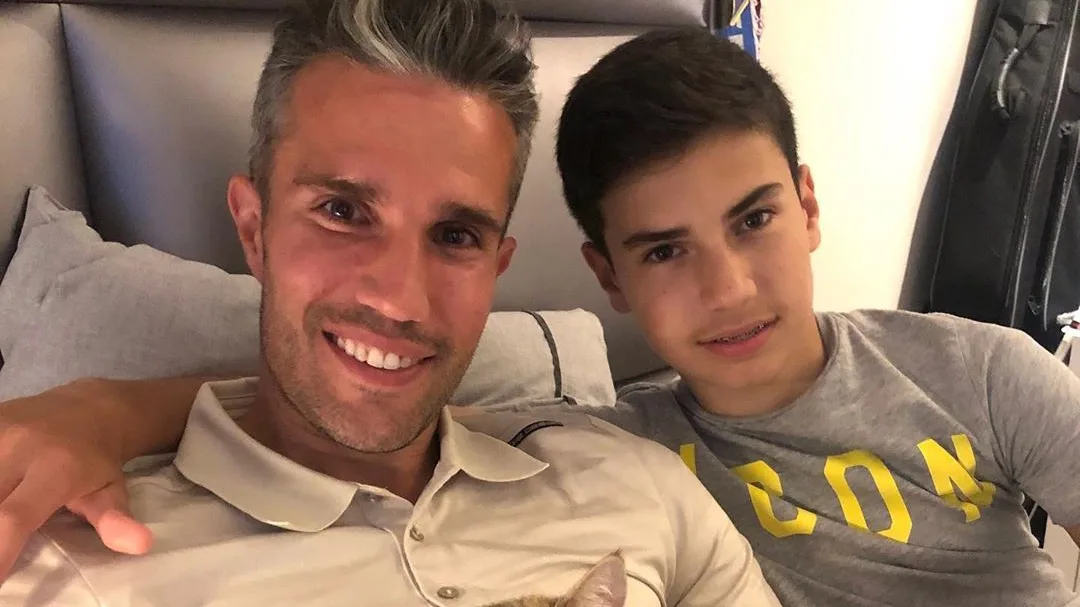 Zoon Robin van Persie echt voetbaltalent