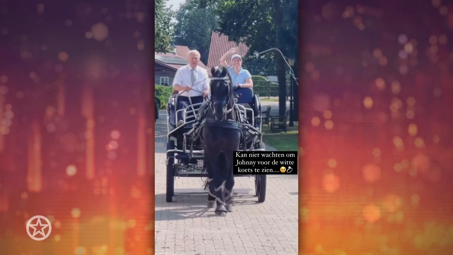 Britt Dekker oefent voor bruiloft