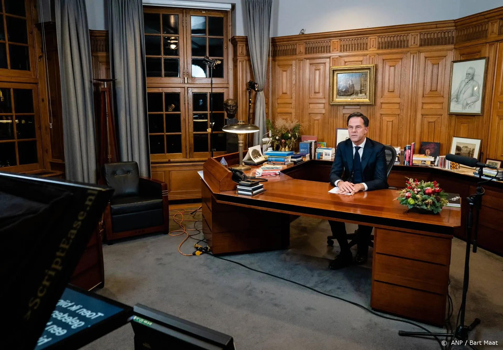 Rutte reageert op demonstratie tijdens toespraak