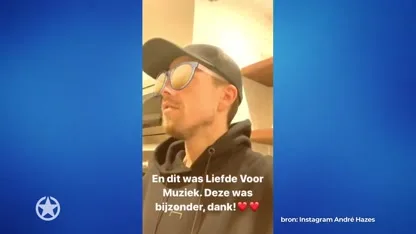 André Hazes sluit onvergetelijke week af