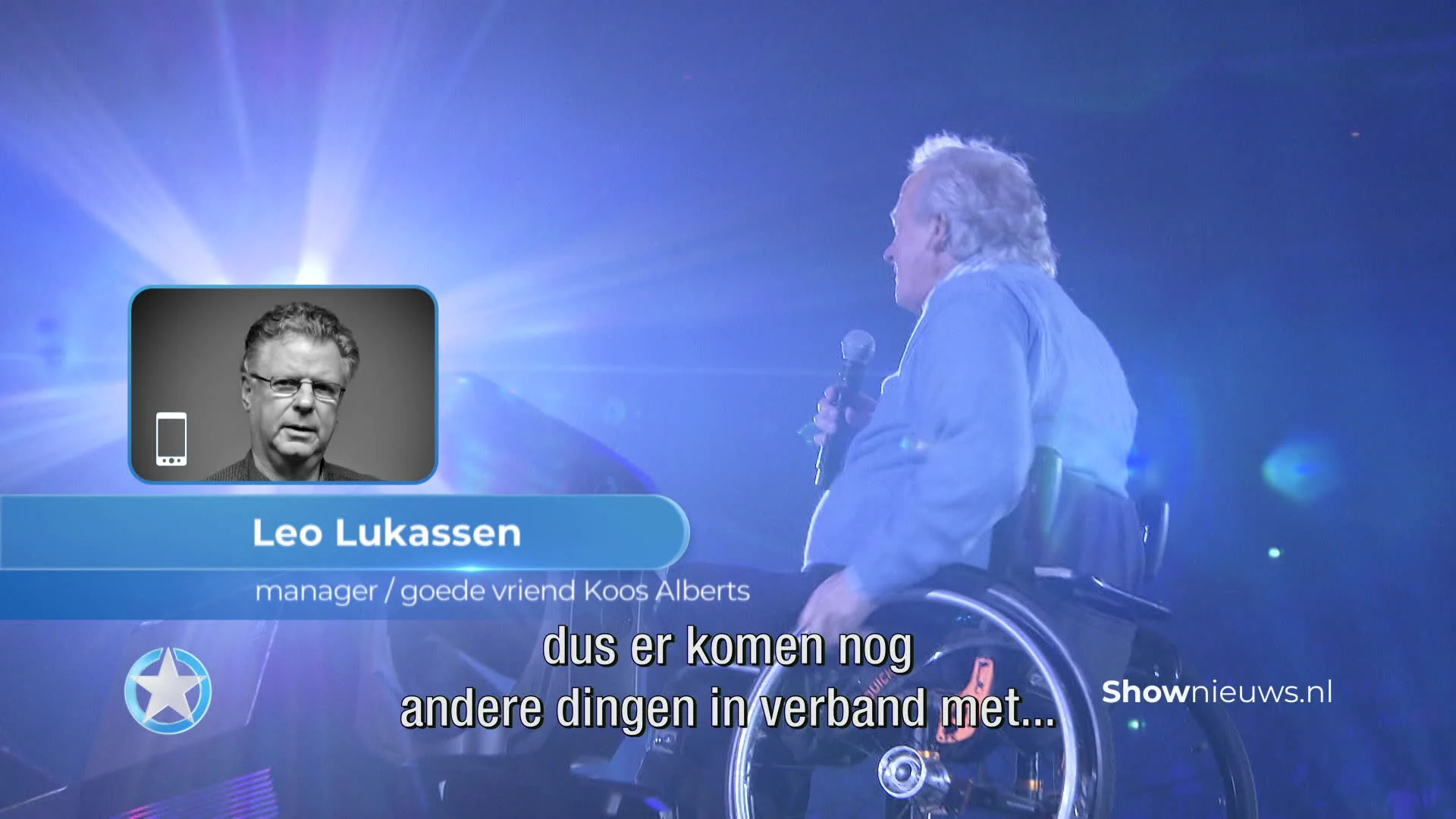 Koos nog zeker twee weken in ziekenhuis