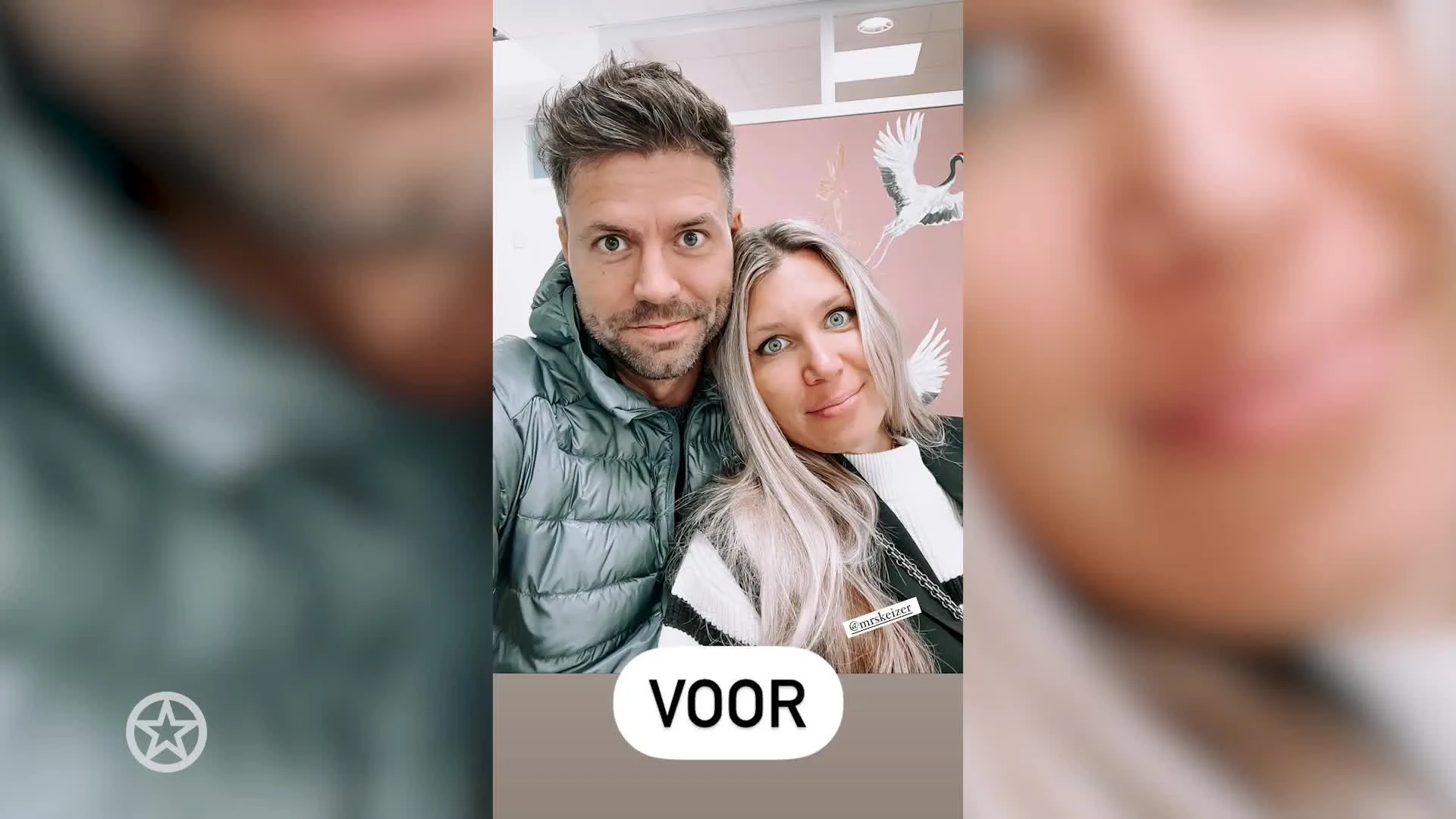 Simon Keizer en Annemarie op zwangerschapscontrole