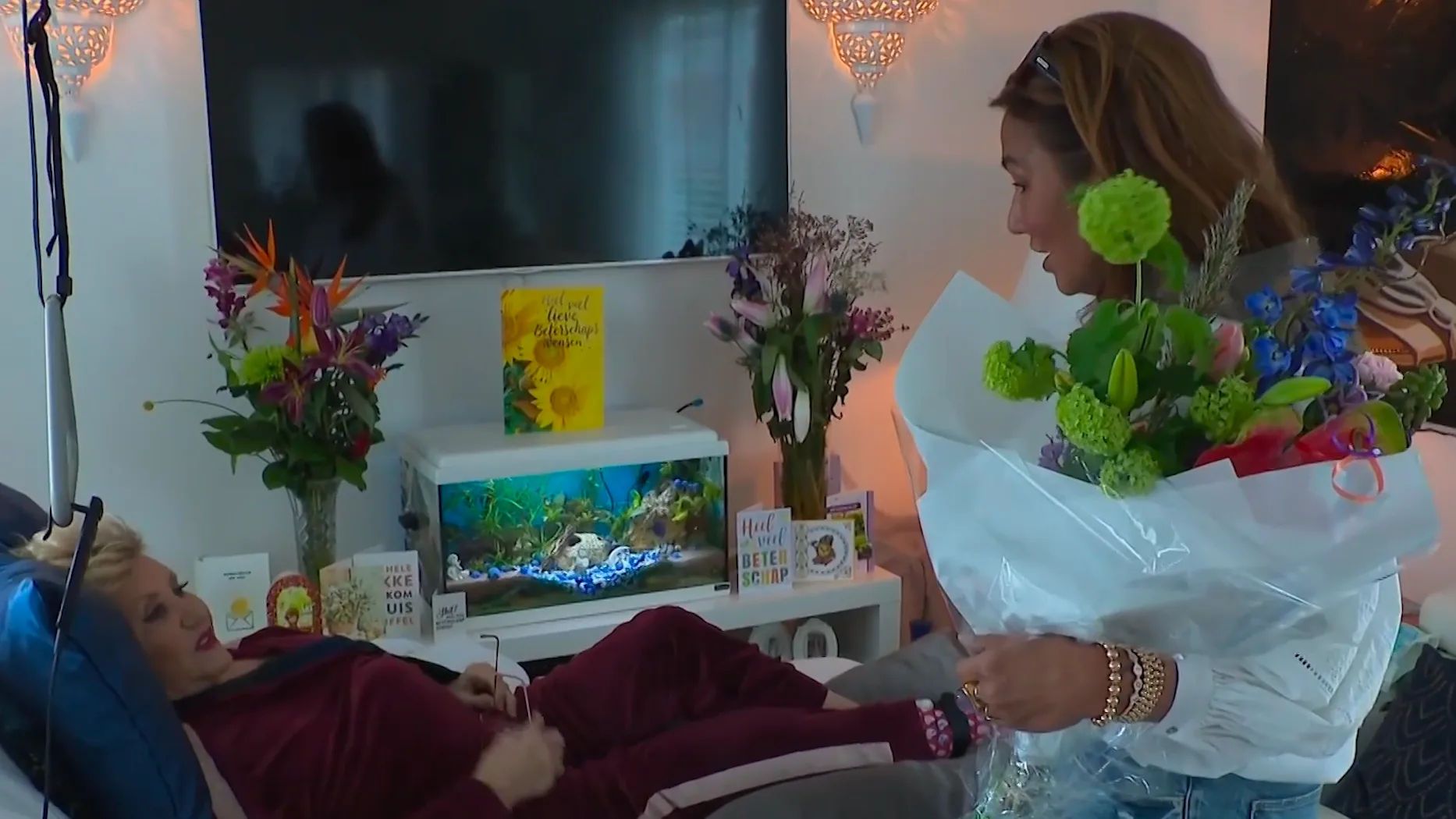 Patty verrast Hanny Veerkamp na ziekenhuisopname