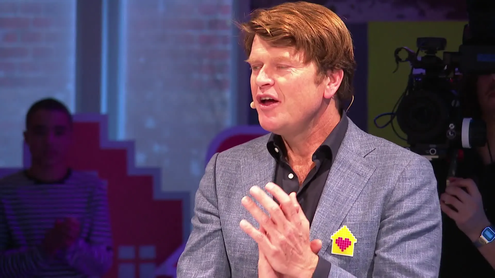 René Le Blanc en Jolanda in tranen