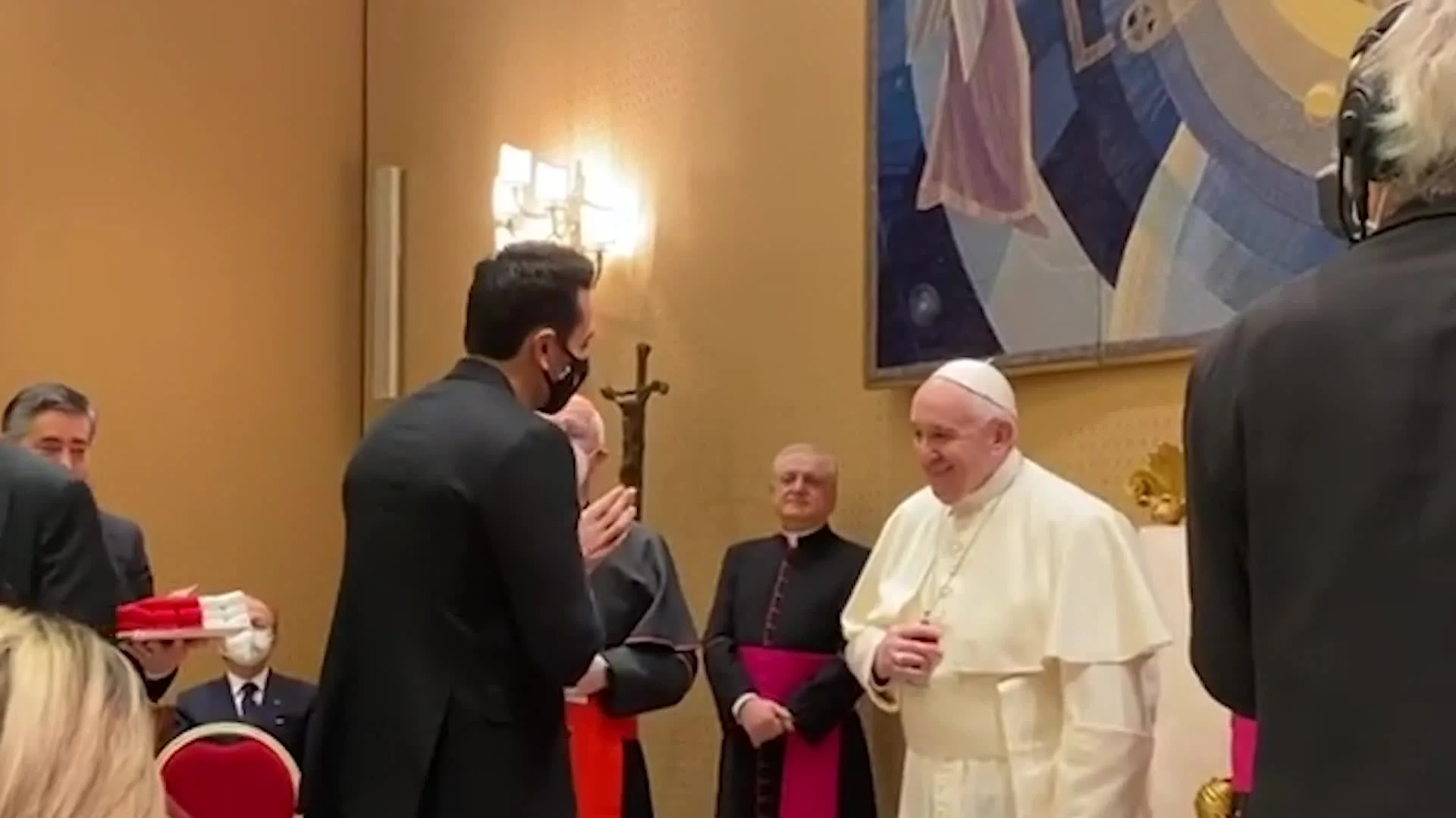 Dotan ontmoet de paus