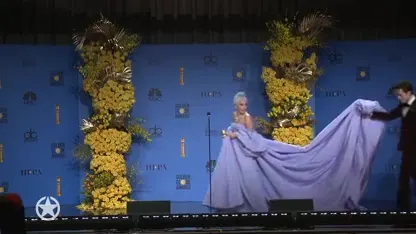 René Mioch op de rode loper van de Golden Globes