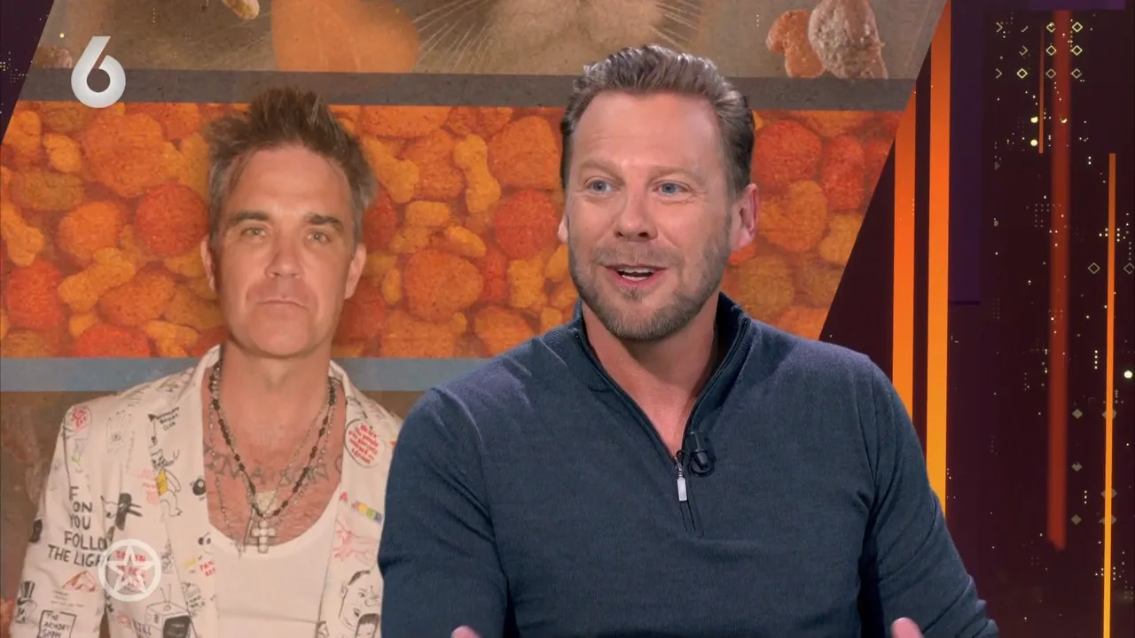 Robbie Williams brengt samen met Felix de kat een nieuwe reclamehit uit