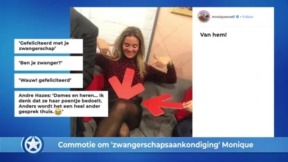 Show Update: Commotie om 'zwangerschapsaankondiging' Monique