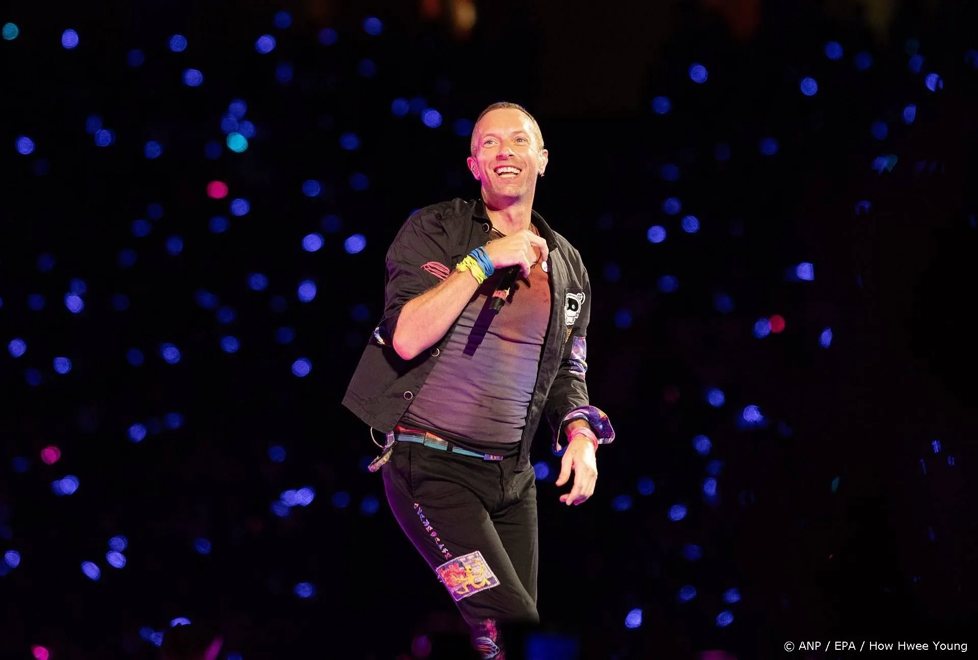 Flinke domper voor Coldplay-zanger