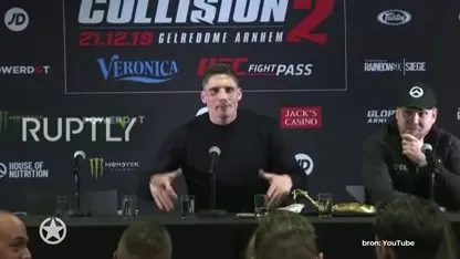 Rico Verhoeven woest bij persconferentie!