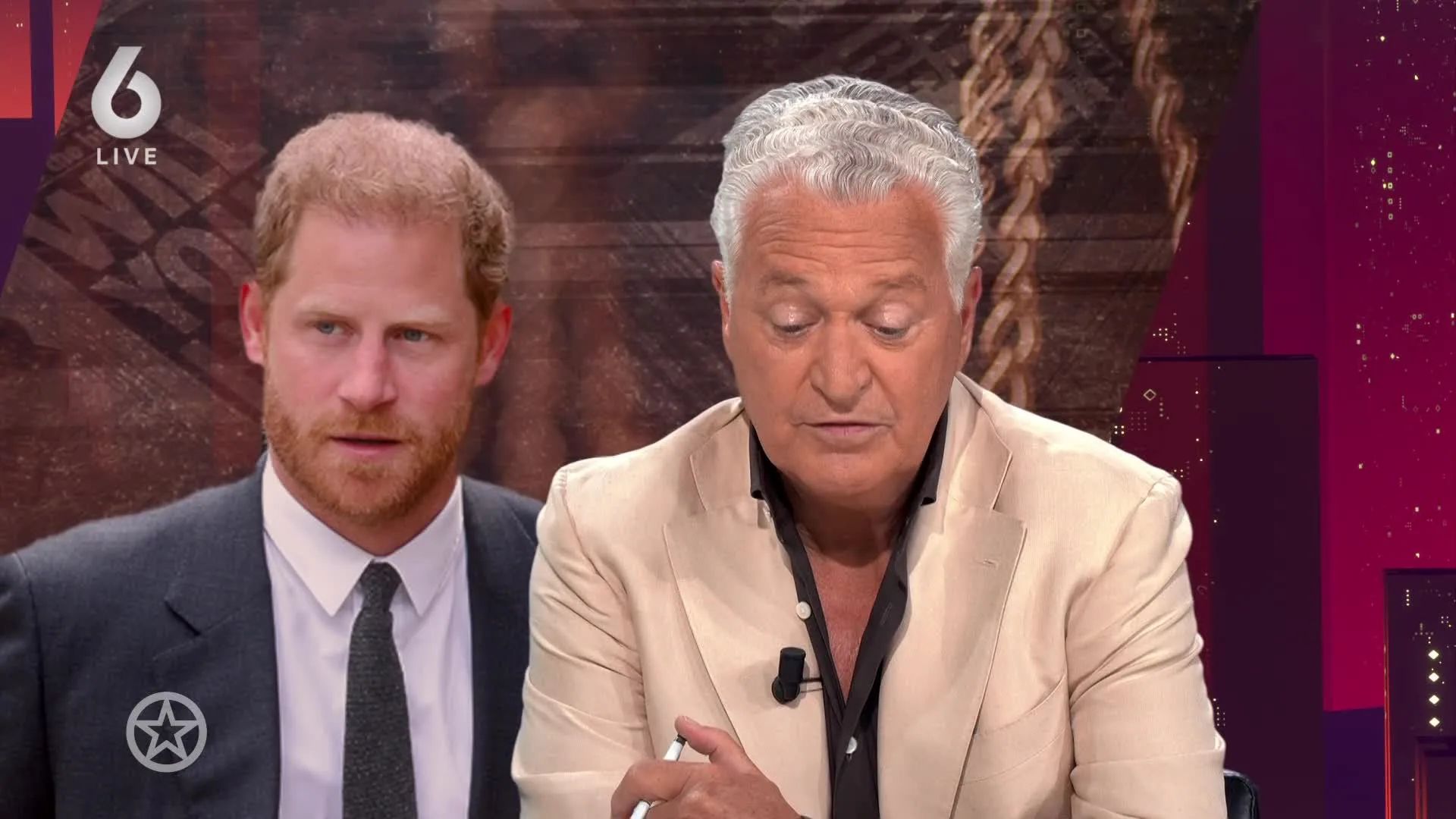 Prins Harry eindelijk oog in oog met tabloidpers