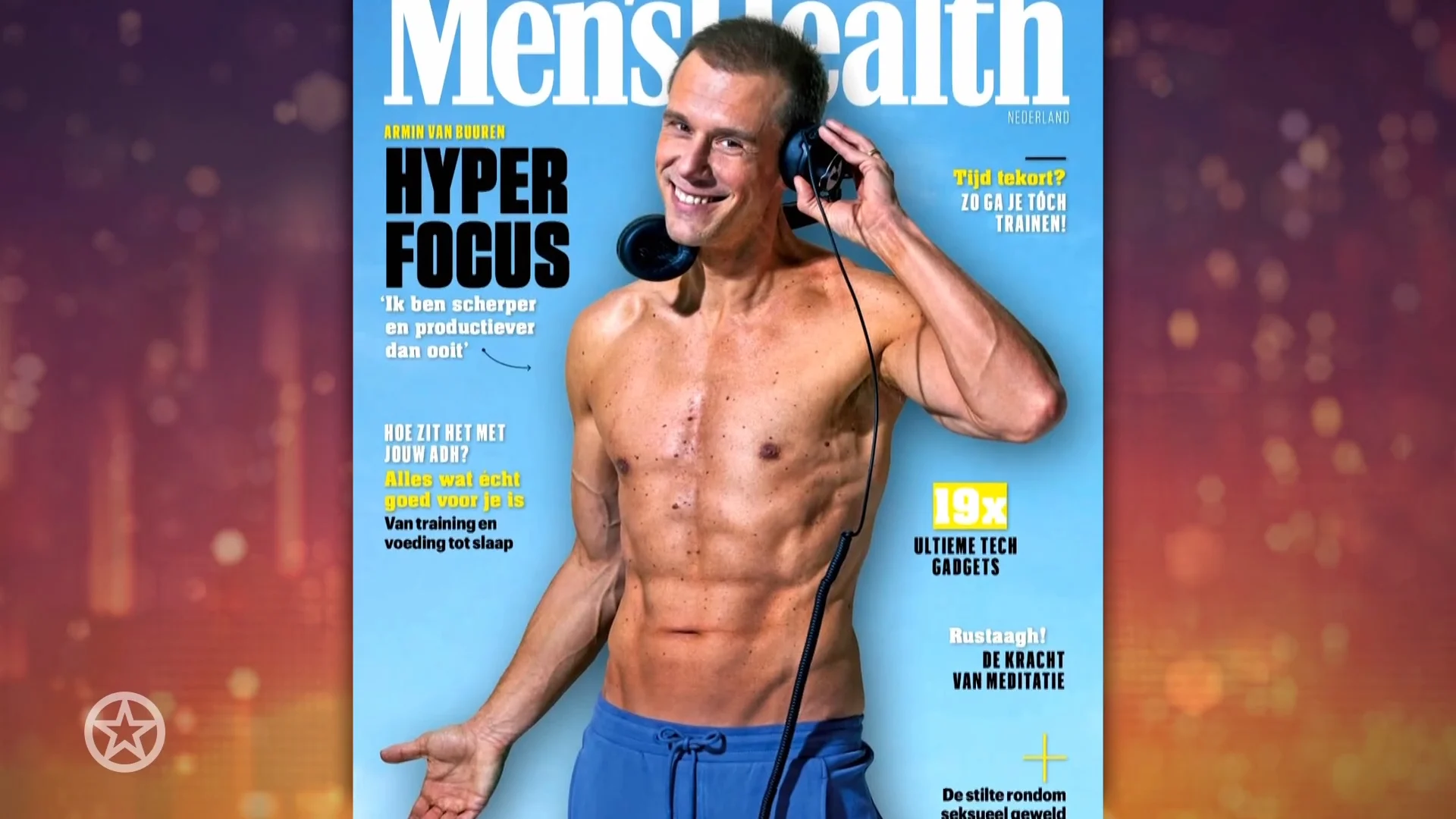 Armin van Buuren samen met vrouw in Men's Health