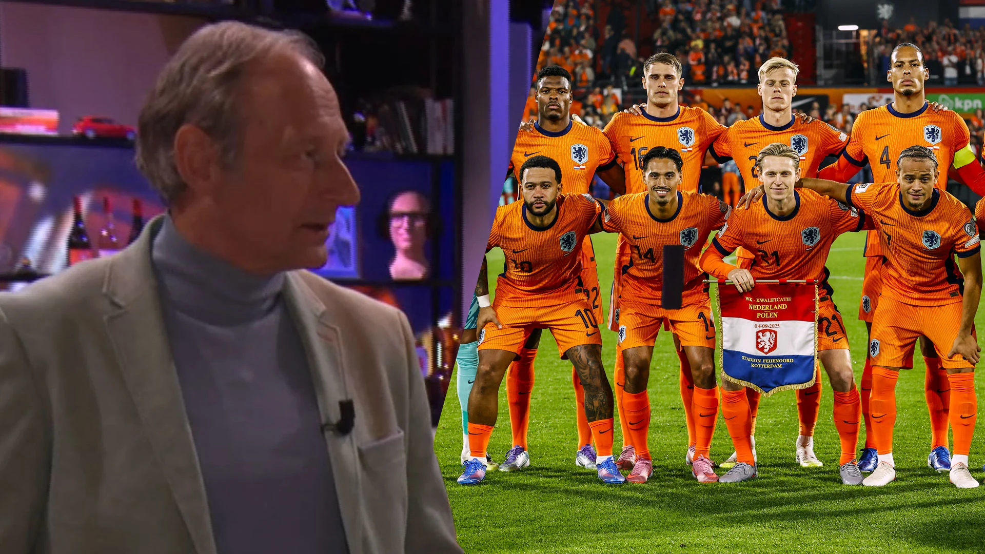 Mart de Kruif reageert In de Wandelgangen op gelijkspel Oranje: 'Sukkels!' (Vandaag Inside)