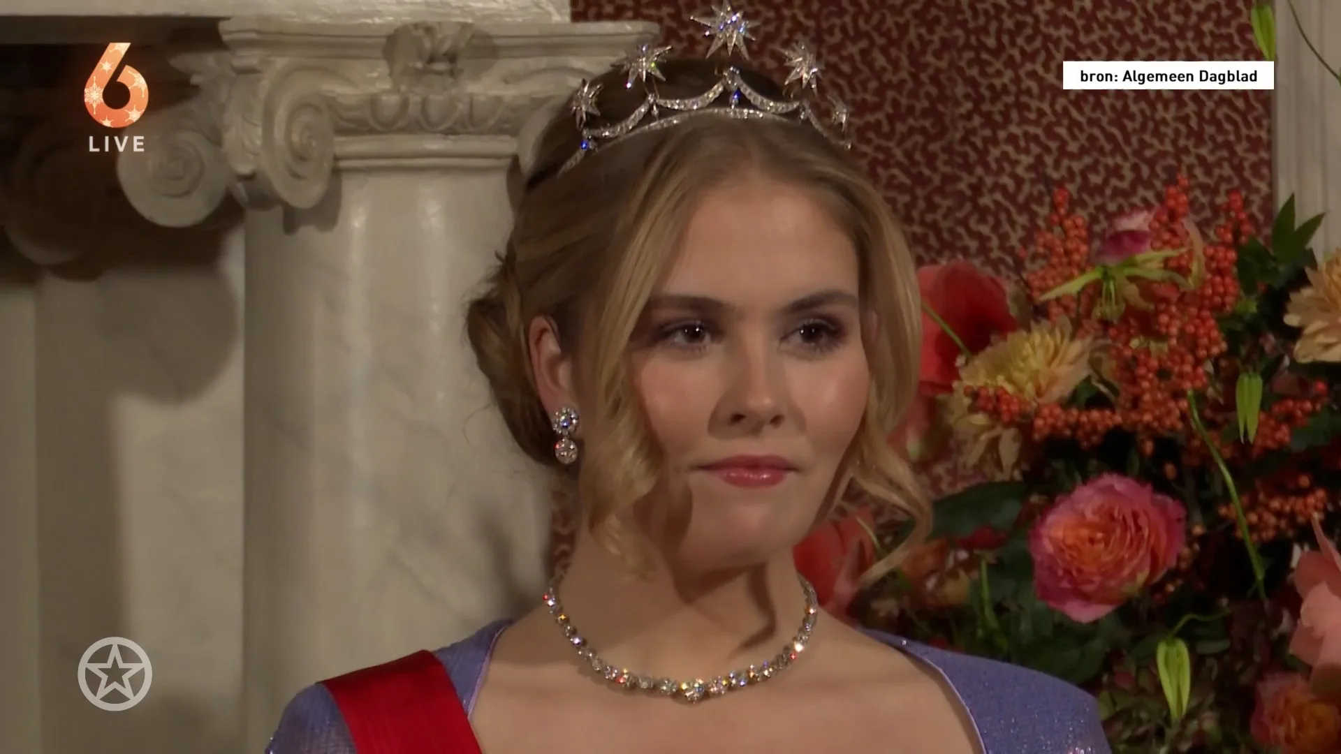 Prinses Amalia maakt opnieuw veel indruk bij staatsbanket