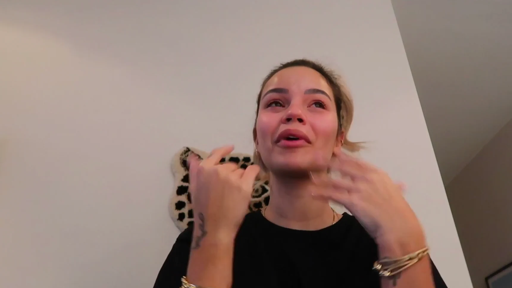 Monica Geuze in tranen om ex-vriend Lars