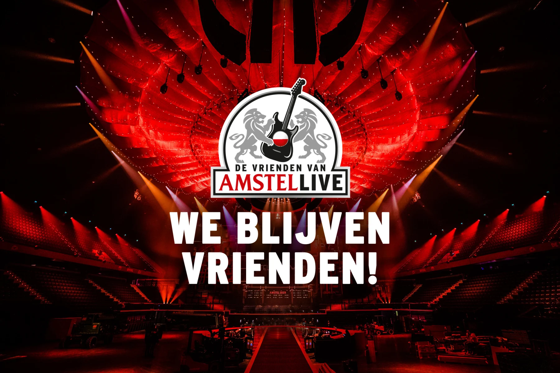 23e Editie van De Vrienden van Amstel LIVE verplaatst