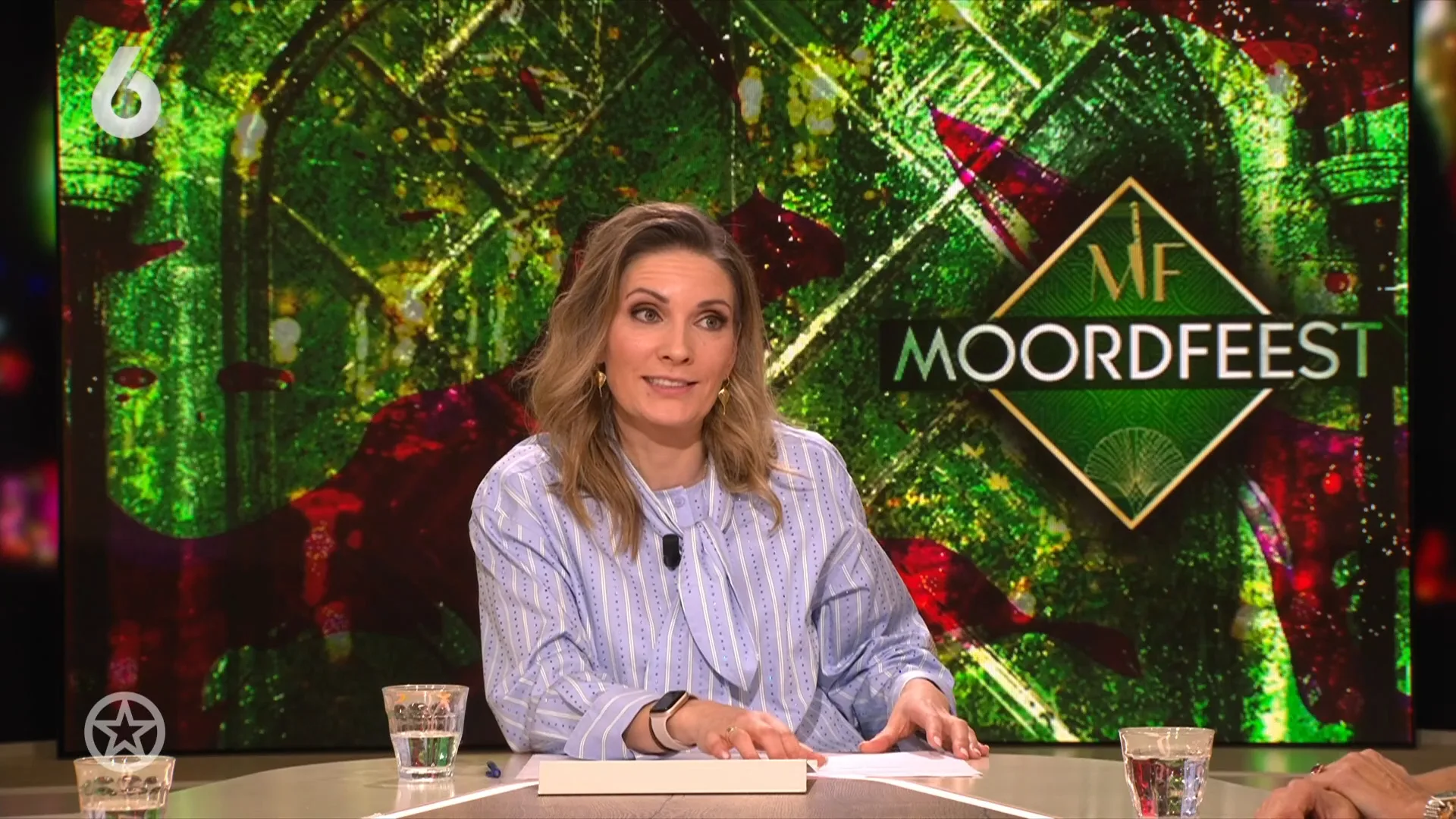 Wolter Kroes, Annemarie Brüning en Tooske Ragas zaten samen in het programma Moordfeest