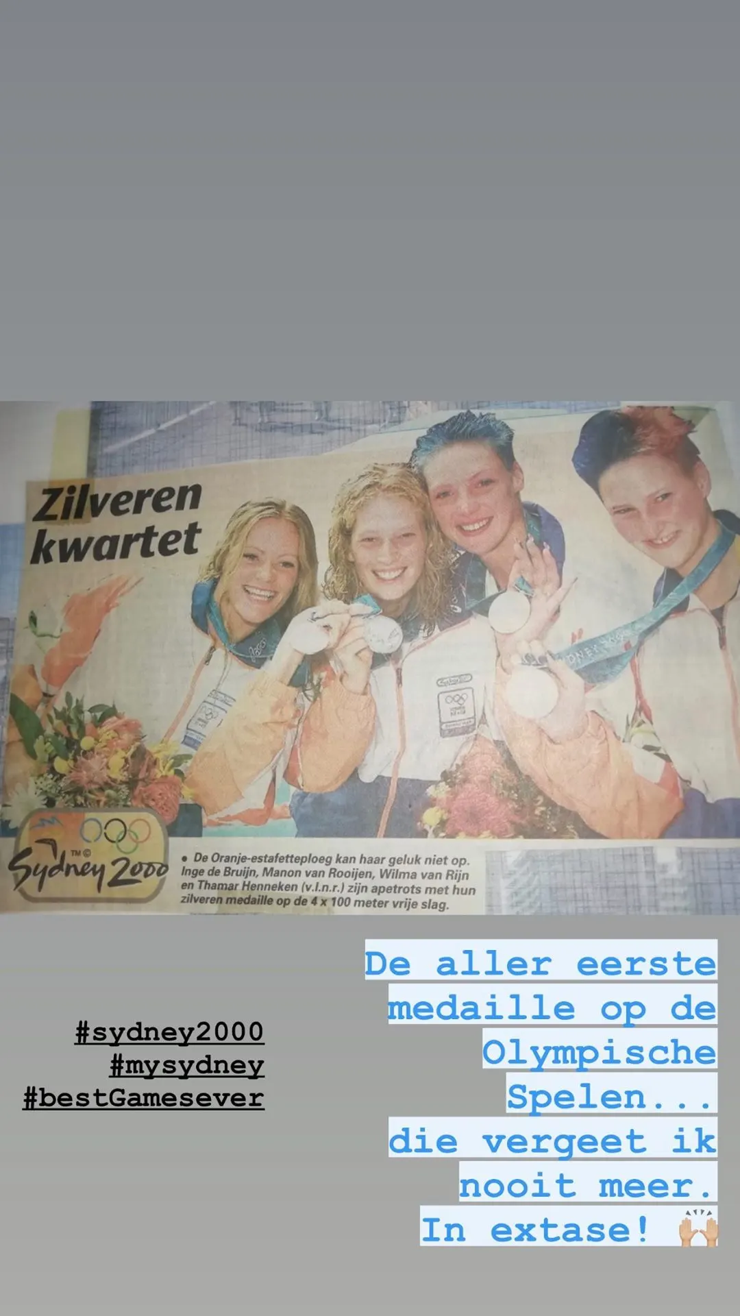 Inge de Bruijn blikt terug op bijzonder moment