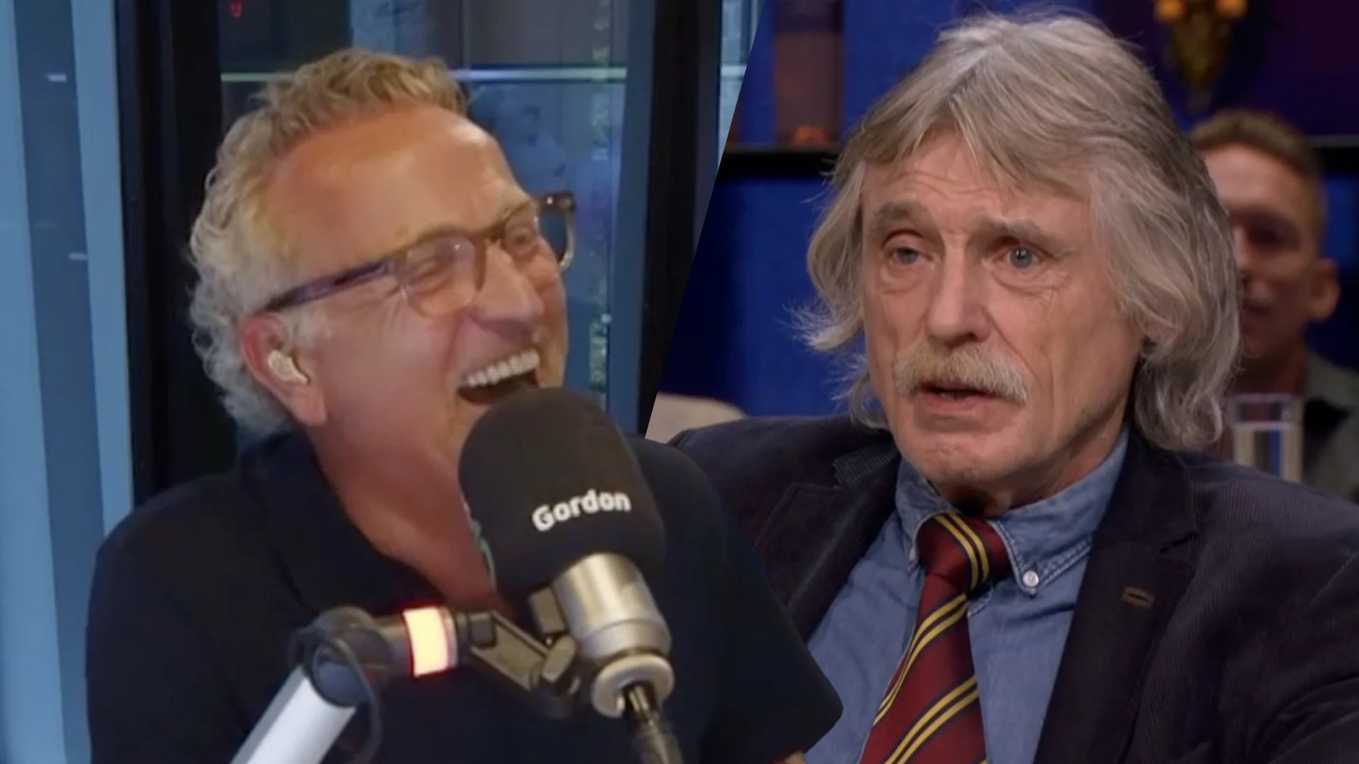 Johan Derksen ziet Gordon in ochtendshow Radio 10: 'Een belediging naar je luisteraars toe' (Vandaag Inside)