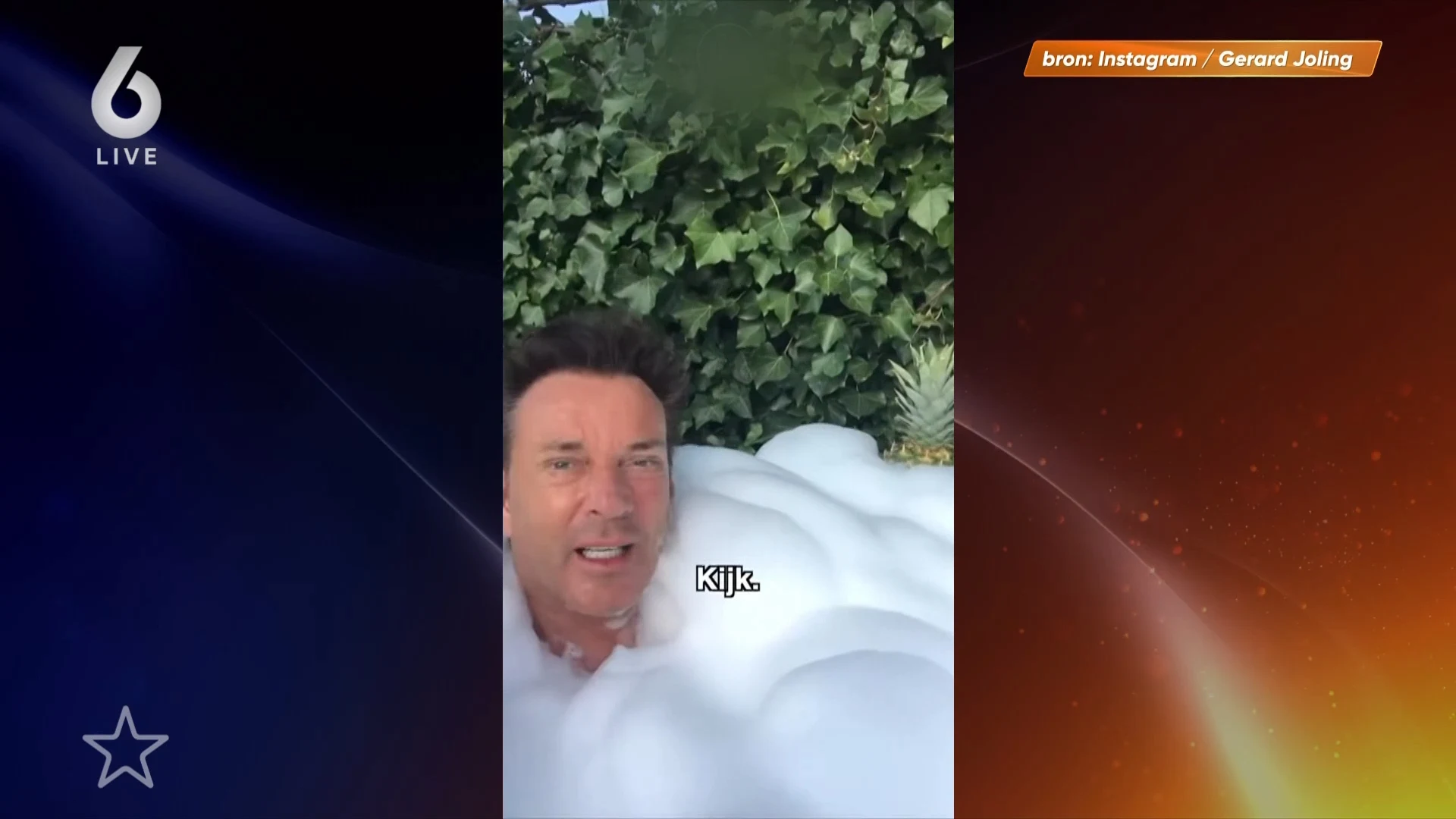 Gerard Joling verrast door jacuzzi-blunder