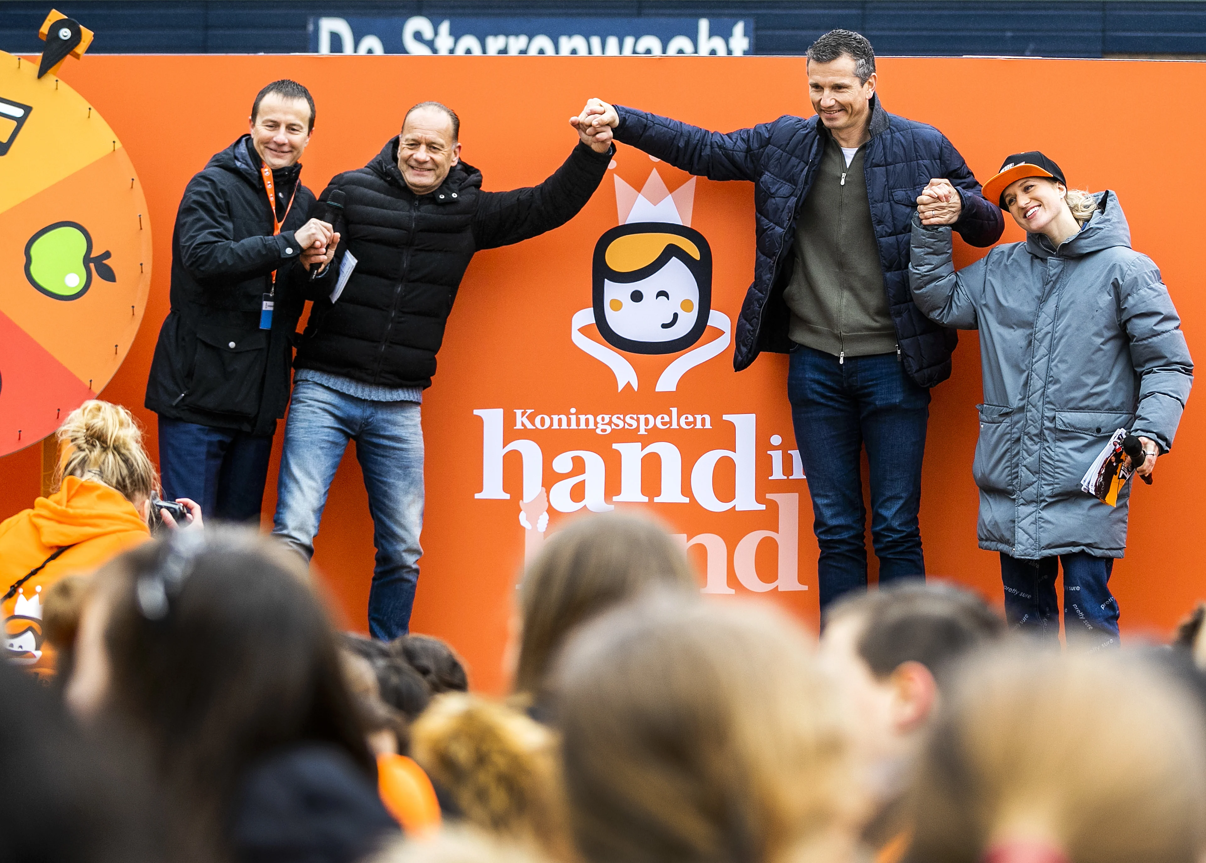 'Hand in hand' tijdens de koningsspelen