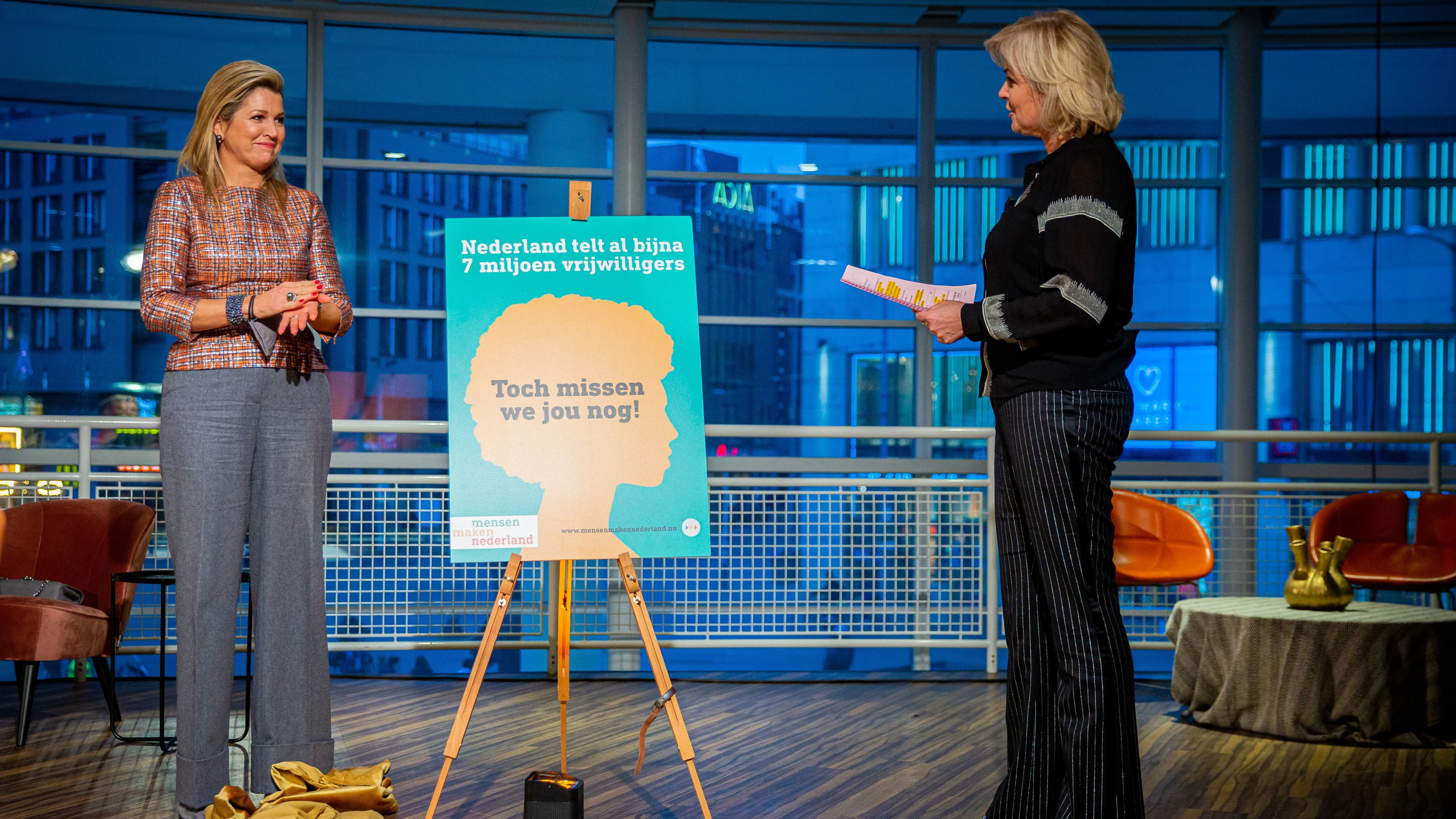 Irene Moors ontmoet Máxima