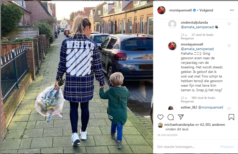 Monique Westenberg reageert op 'relatie met Tino Martin'